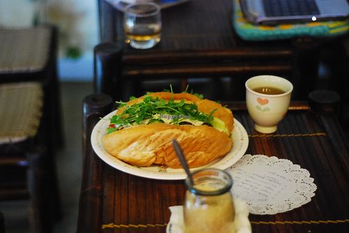 banh mi x at Xuong Vegan - Atelier Vegan in Hanoi