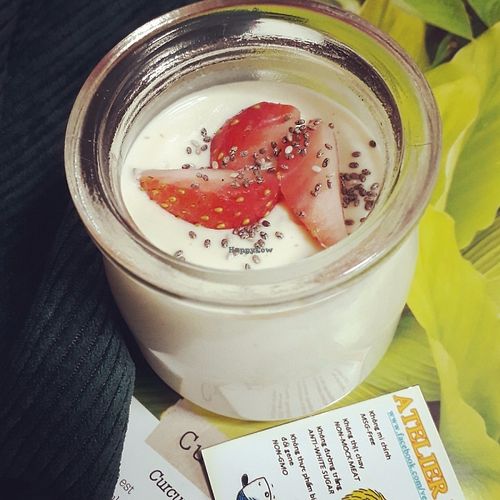vegan yogurt  at Xuong Vegan - Atelier Vegan in Hanoi
