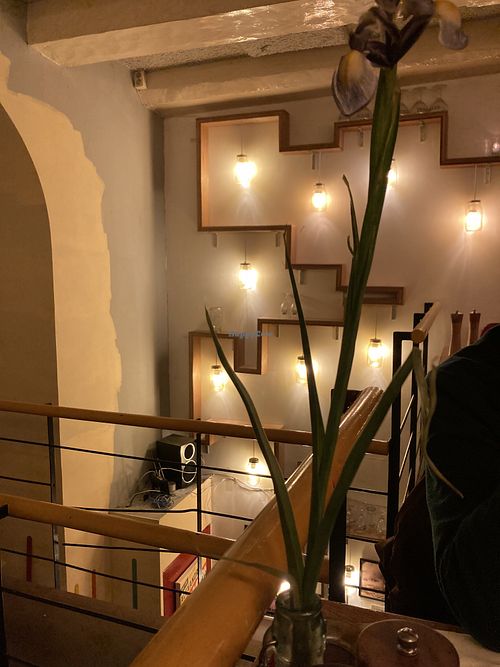 Upstairs seating   at Bloem in Amsterdam