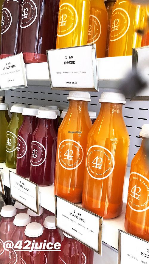 Funny names :) at 42 Juice in Brighton