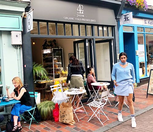 Exterior at 42 Juice in Brighton