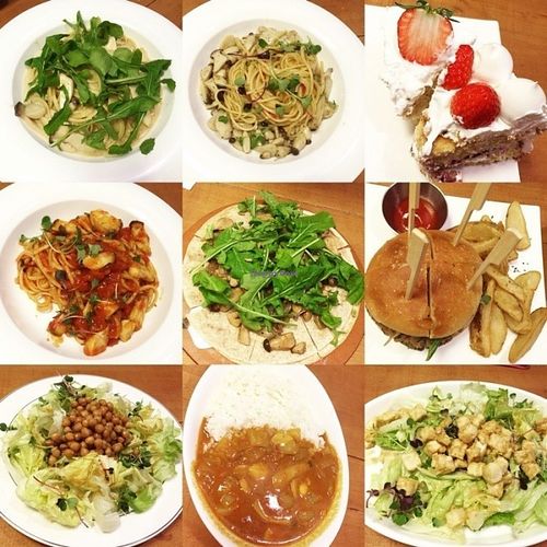 vegan menus ~  at Salon Delicious in Seoul