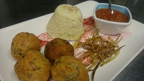 albóndigas de verduras at B12 in Los Cristianos