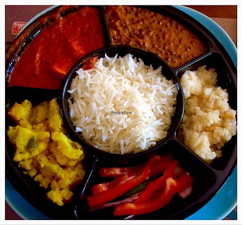 Great selection and very tasty! at The Veggie Thali in Toronto