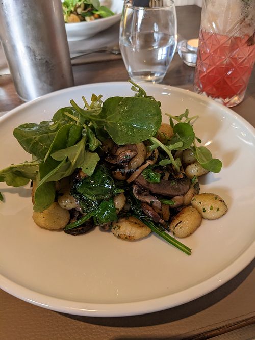 Pan fried potato gnocchi - very nice at Danu Restaurant - Brehon Hotel in Killarney