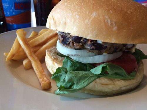 quinoa burger  at Hard Rock Cafe in Kuta