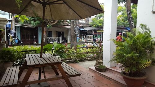 Annen seating place at Annen Vegetarian & Yoga in Hoi An