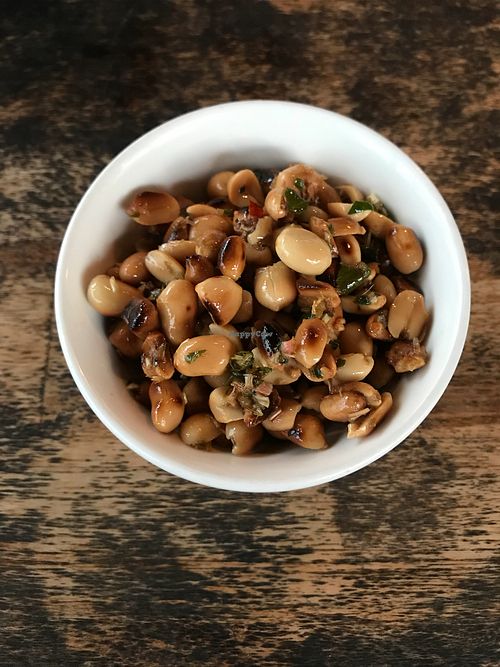 Lemongrass spiced nuts  at Annen Vegetarian & Yoga in Hoi An