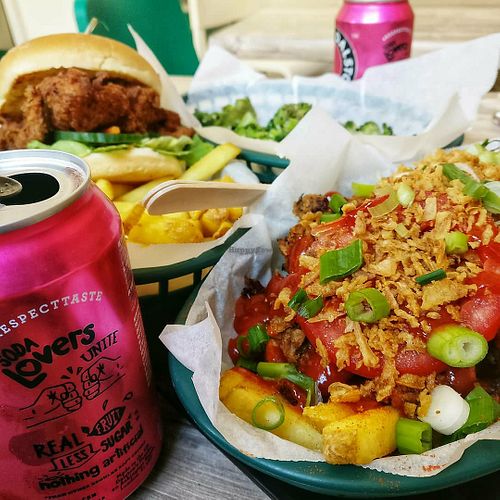 VFC Burger and Beef Box at Orinoco Vegan York in York