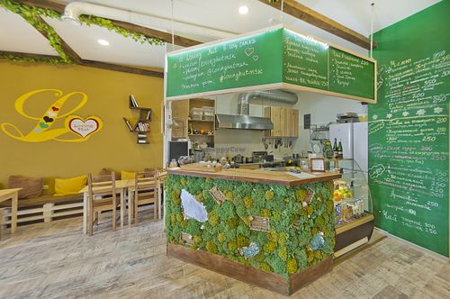 Interior photo at Loving Hut  in Moscow