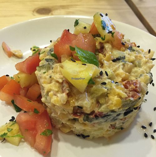 Olivier salad  at Loving Hut  in Moscow