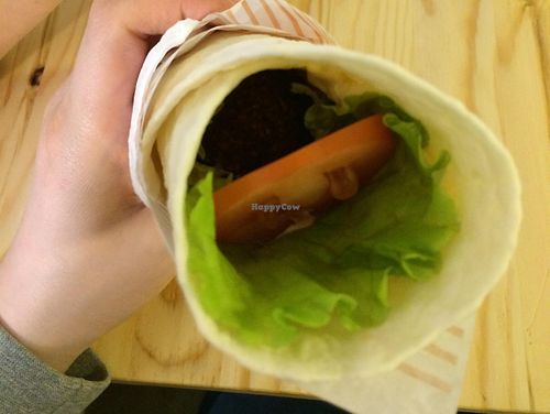 My falafel wrap -150₽ at Loving Hut  in Moscow