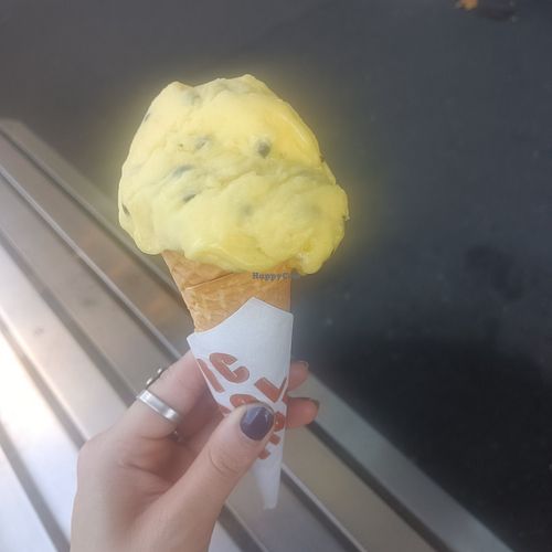passionfruit sorbet at Piccolina Gelateria in Hawthorn