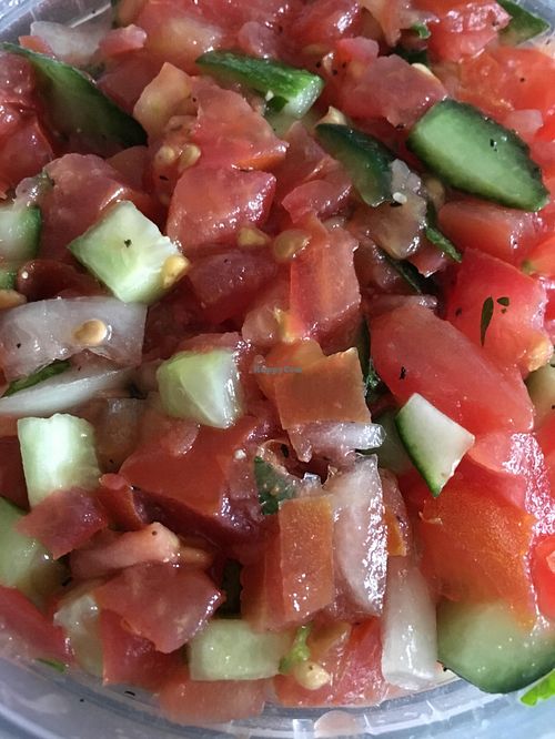 Israeli salad at Eli's Jerusalum Grill in Birmingham