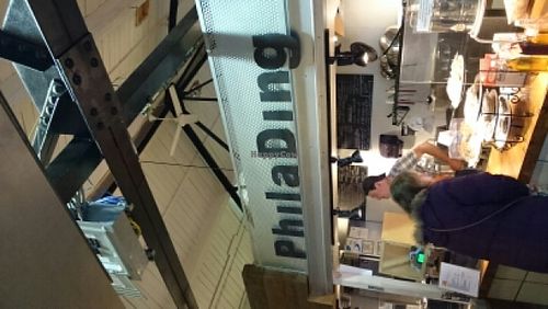 their sign  at PhilaDing - Food Stand in Wrightstown