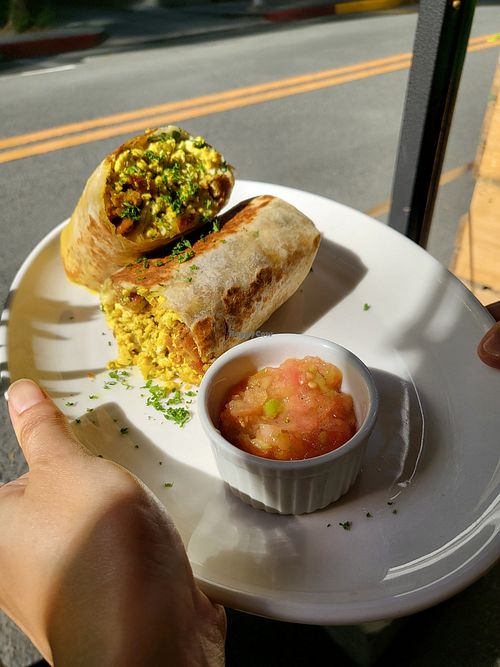 Breakfast burrito at Green Bar in Makati