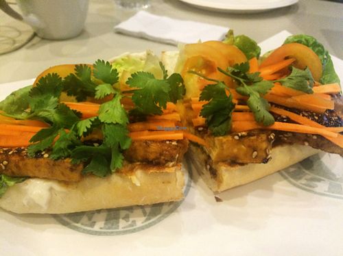 tofu banh mi at Green Bar in Makati