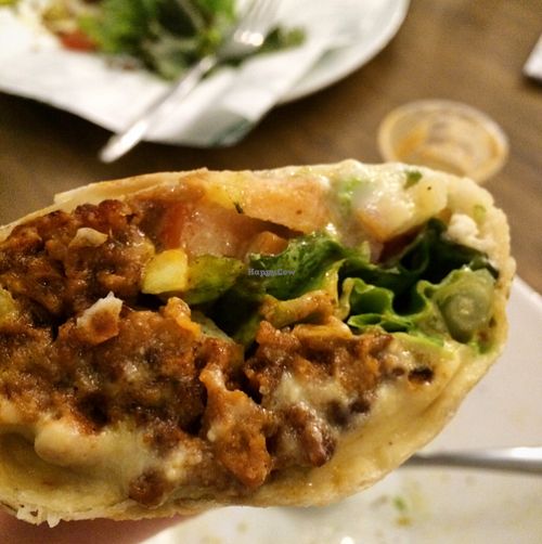 chorizno burrito  at Green Bar in Makati
