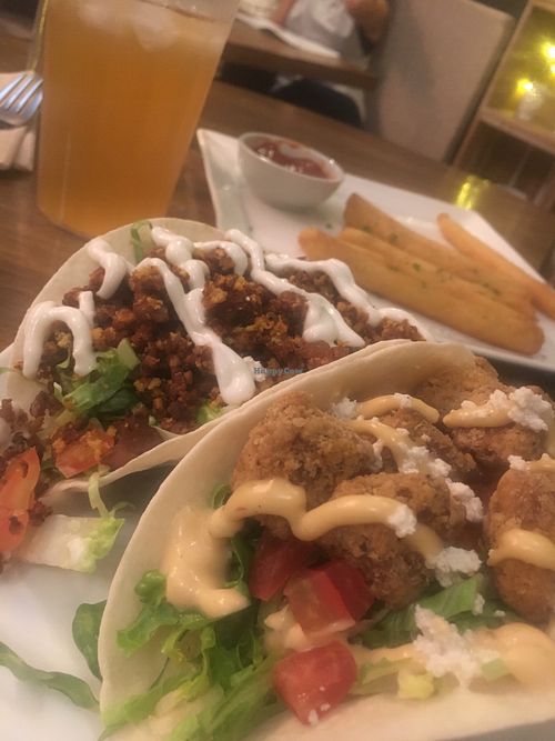 Tacos! Yummmm at Green Bar in Makati