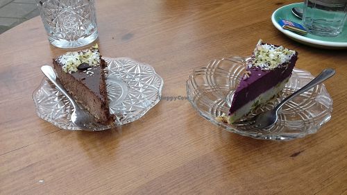 Vegan cakes (especially the berry cheesecake was delicious) at By Lima in Haarlem