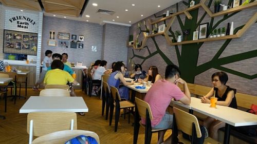 restaurant interior at Grove - Waterway Point in Northeast Singapore