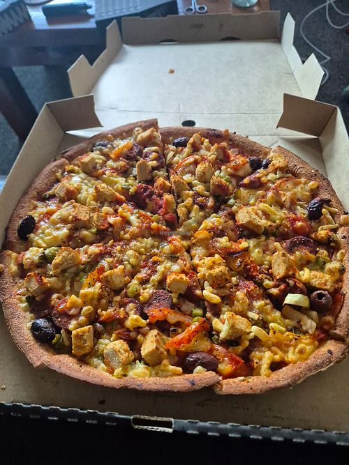 Vegan mischief at Hell Pizza - South in Dunedin