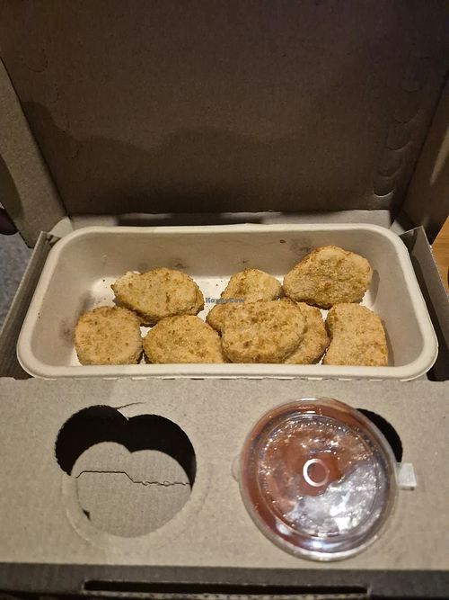 Vegan chicken nuggets at Hell Pizza - South in Dunedin