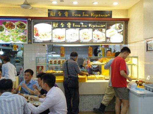 stall front at Kwan Inn Vegetarian - Banda St in Central Singapore