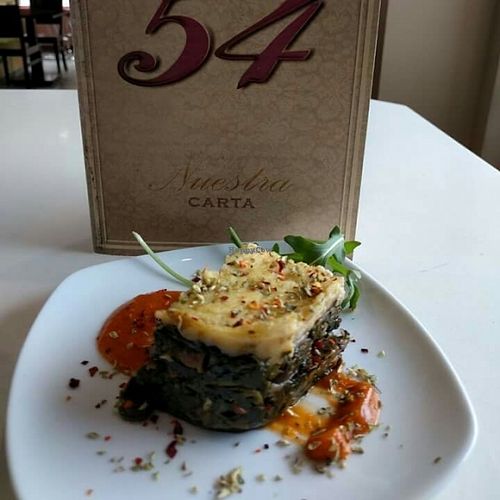 lasaña de espinacas  at Vintage 54 in Almeria