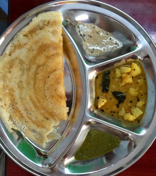 breakfast dosai at Nepali & Indian Only Vegetarian in Yangon