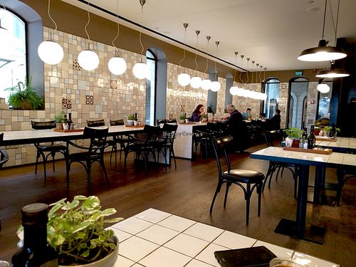 This place is swank! at Mamilla Cafe and Brasserie in Jerusalem