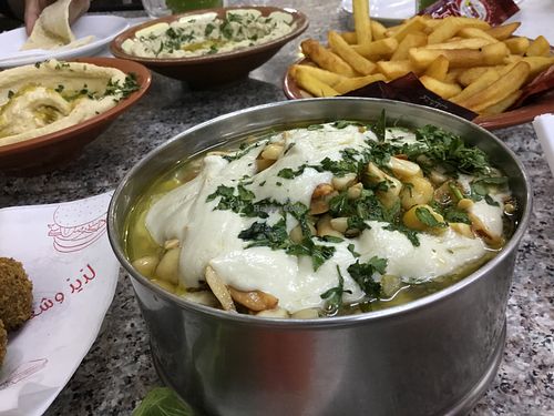 Fatah at Hashem's Son Restaurant in Aqaba