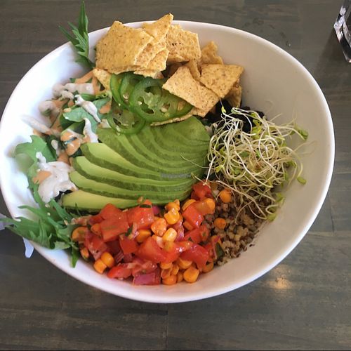 taco bowl  at The Sanctum Cafe in Orlando
