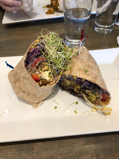 Southwest burrito  at The Sanctum Cafe in Orlando