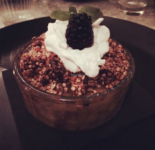 crumble at Redemption - Shoreditch in East London