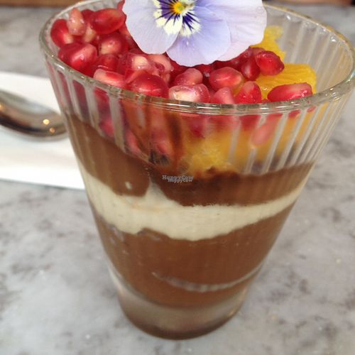 fabulous chocolate mousse at Redemption - Shoreditch in East London