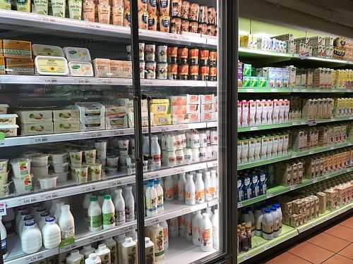 inside at Alnatura in Zurich