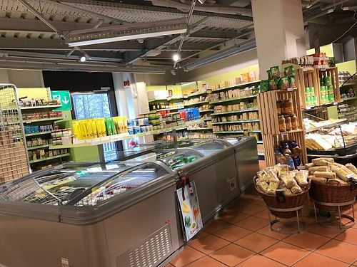 inside at Alnatura in Zurich