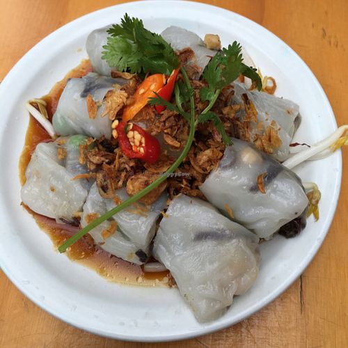 Vegan Woodear Mushroom Dumplings at Miss Chu Dumpling Tuckshop in Manly