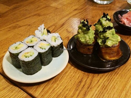 Assorted Sushi at Youmiko Vegan Sushi in Warsaw