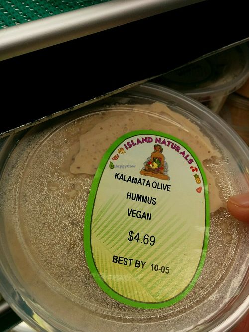 Vegan hummus at Island Naturals in Pahoa