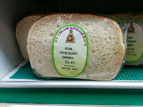 Vegan sandwich at Island Naturals in Pahoa