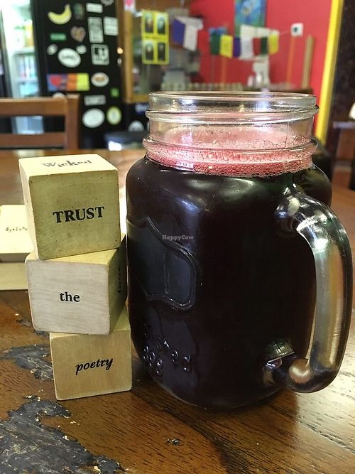 Sorrel (hibiscus) tea at Pure Natural Market in Hilton Head Island