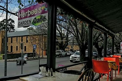 herbees sign at Herbee's Garden Cafe in Hahndorf