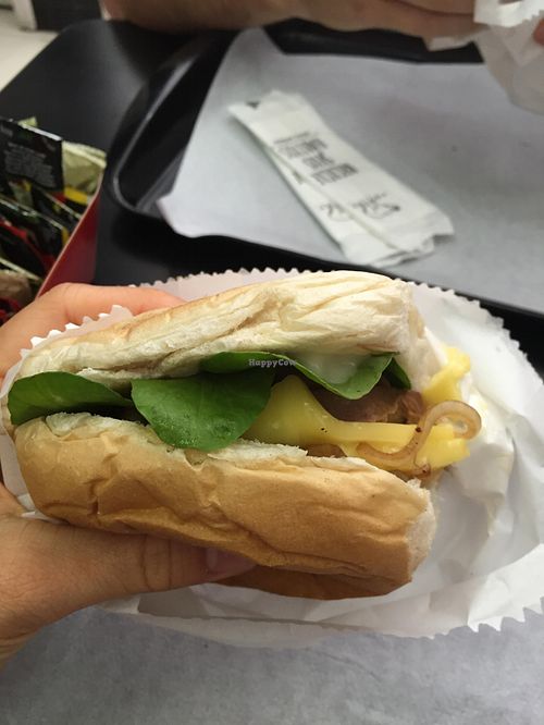 Vegano da Faria - hamburguer. at All Tribes Burger & Dog in Sao Paulo