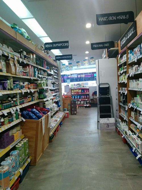 interior at The Vitamin Shop in Hobart