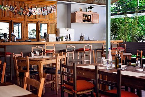  salads, soups, sweets, juices and coffee drinks. Uses organic hemp in recipes and drinks. Offers vegan choices, including pizza, pasta, juices and more. Uses only extra virgin olive oil from Crete, sea salt and stevia sweetener (instead of sugar). at Mystic All Day Cafe in Athens