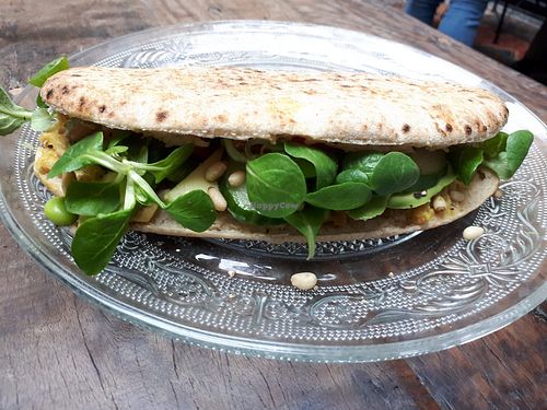Jackfruit sandwich at Sencha Lunchstore in Alkmaar