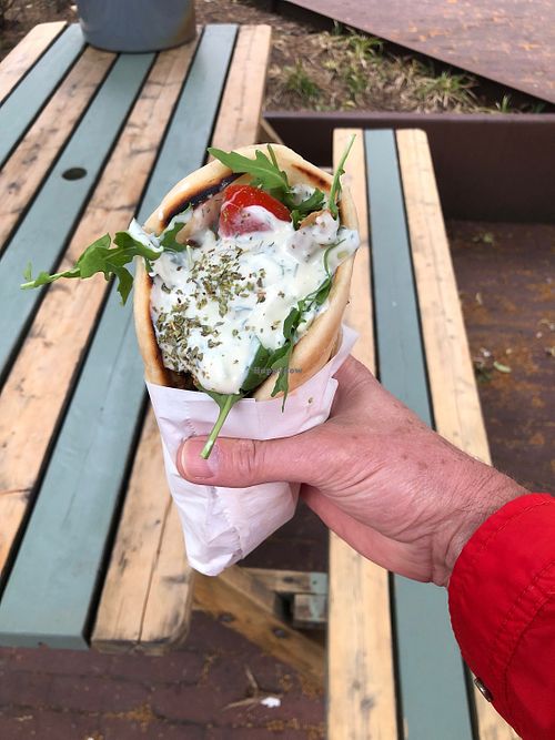 Giros Vegan at Vleesch Noch Visch in Amsterdam