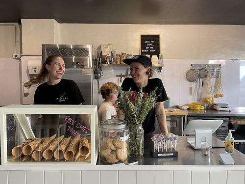 The crew mates. at Space Bars Gelato in Lismore
